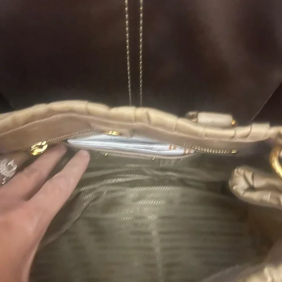 Prada Tessuto Ruched Shoulder Bag - Picture 6 of 9